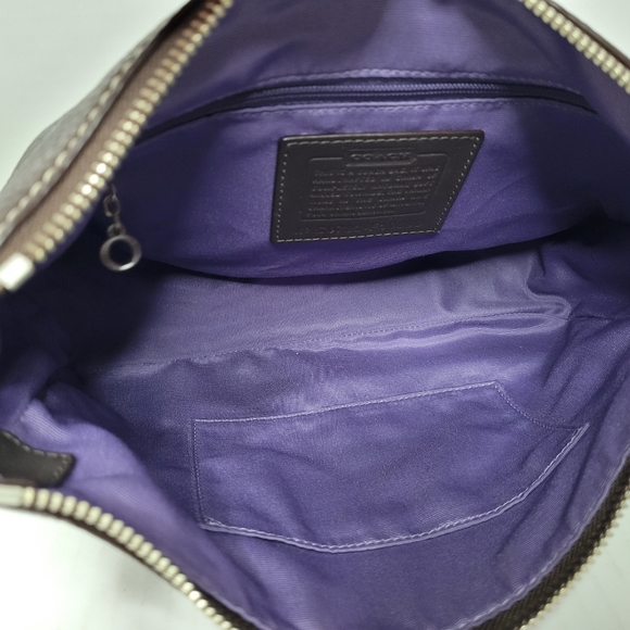 Coach Chocolate Brown Pebbled Leather Chelsea Shoulder Bag #C0782-F10890 - Picture 8 of 9